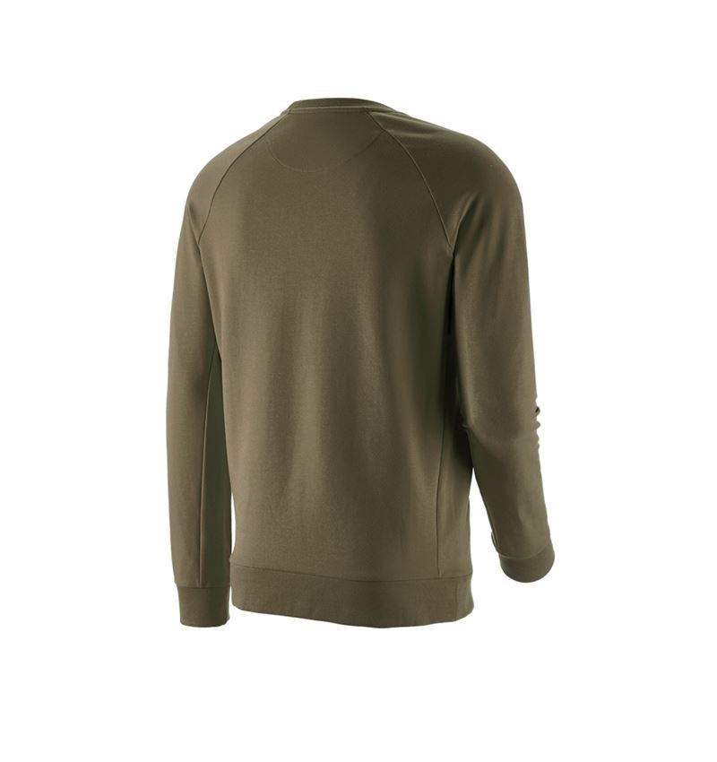 Topics: e.s. Sweatshirt cotton stretch + mudgreen 3