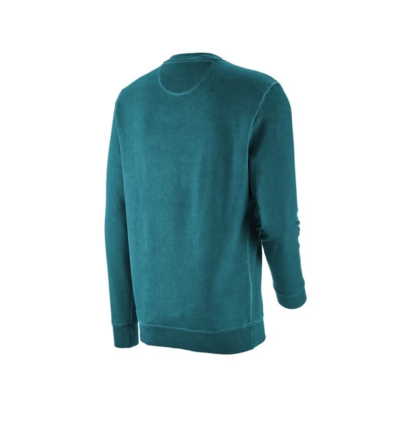Shirts, Pullover & more: e.s. Sweatshirt vintage poly cotton + darkcyan vintage 5