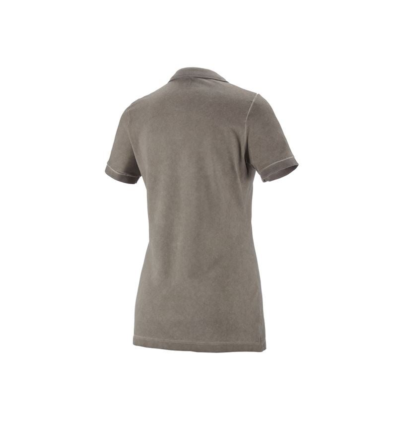 Joiners / Carpenters: e.s. Polo shirt vintage cotton stretch, ladies' + taupe vintage 6