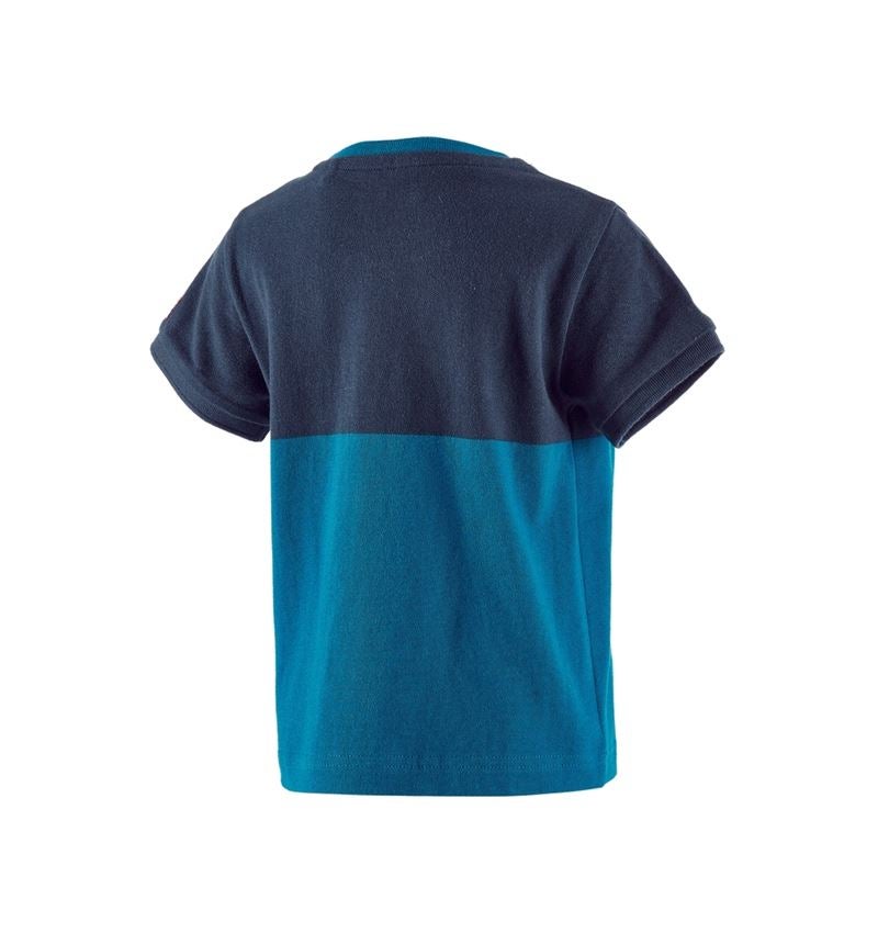 Shirts, Pullover & more: e.s. Pique-Shirt colourblock, children's + navy/atoll 3