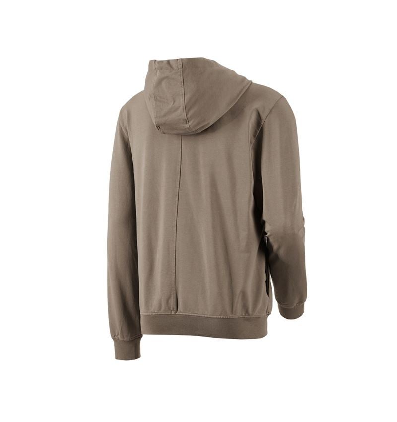 Topics: Hooded sweat jacket e.s.motion ten + pecanbrown vintage 3