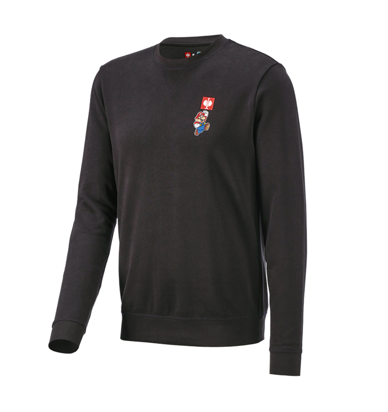 Shirts, Pullover & more: Super Mario Sweatshirt, men's + black 2