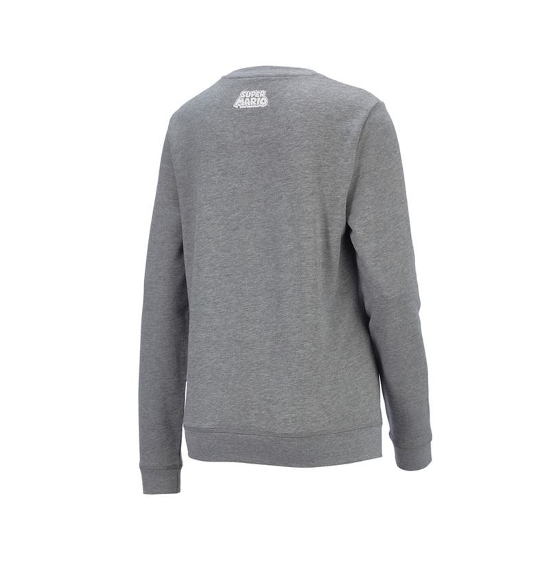 Collaborations: Super Mario Sweatshirt, ladies' + grey melange 2