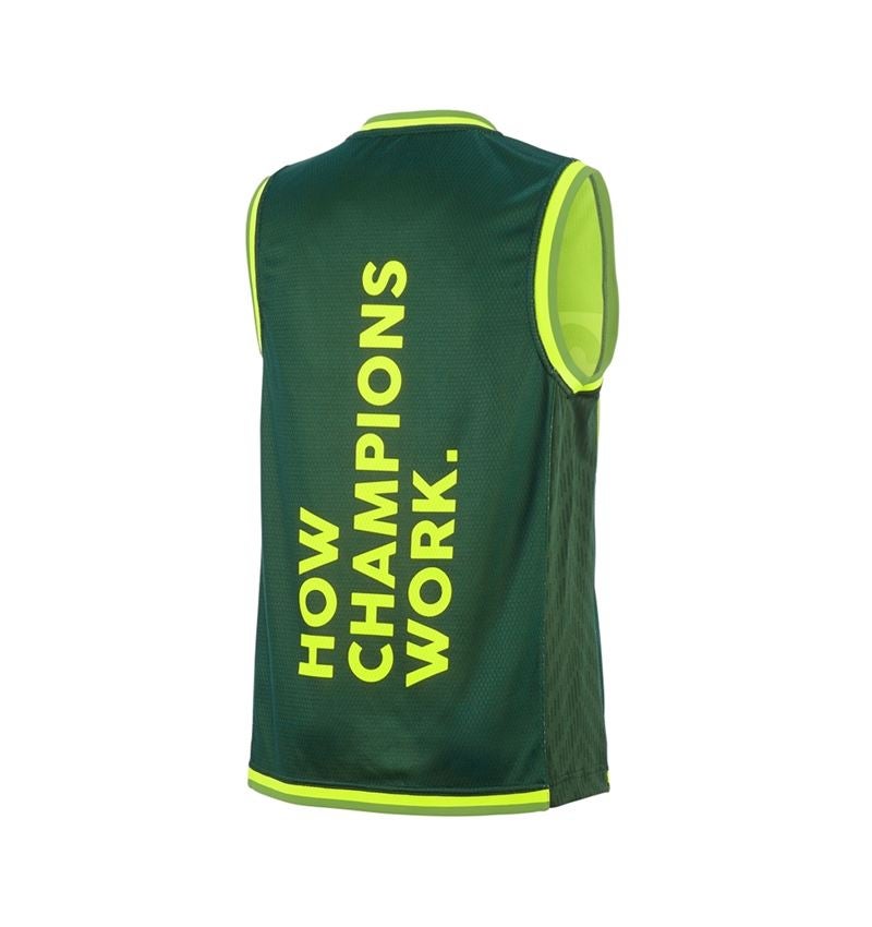Topics: Functional tank-shirt e.s.ambition + green/high-vis yellow 8