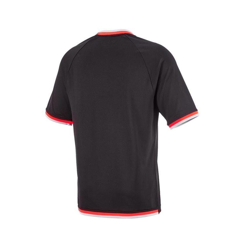 Clothing: Functional t-shirt e.s.ambition + black/high-vis red 7