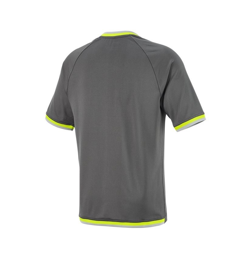 Shirts, Pullover & more: Functional t-shirt e.s.ambition + anthracite/high-vis yellow 7