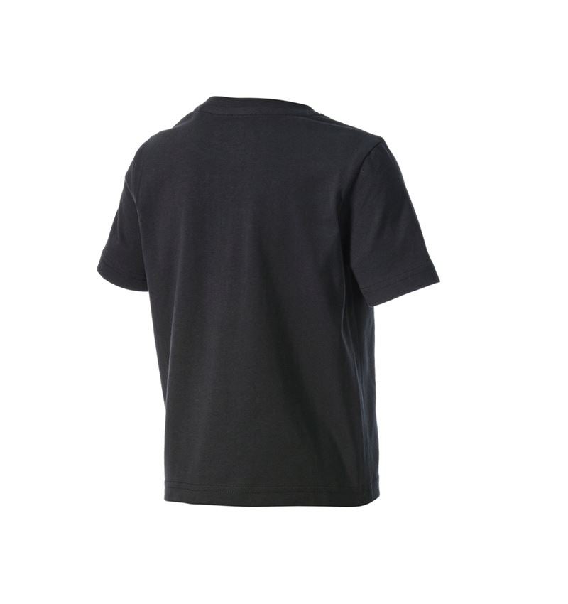 Clothing: e.s. T-shirt strauss works, children's + black/white 1