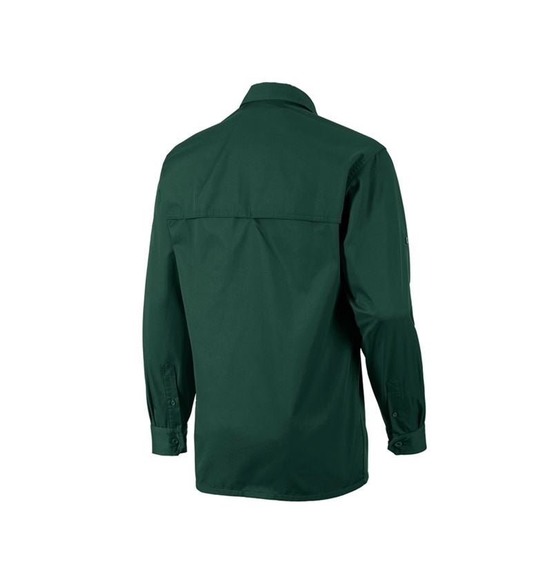 Shirts, Pullover & more: Work shirt e.s.classic, long sleeve + green 1