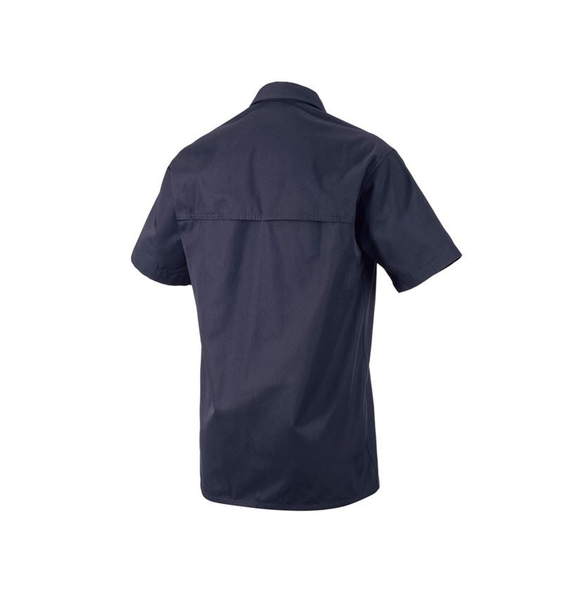 Shirts, Pullover & more: Work shirt e.s.classic, short sleeve + navy 3