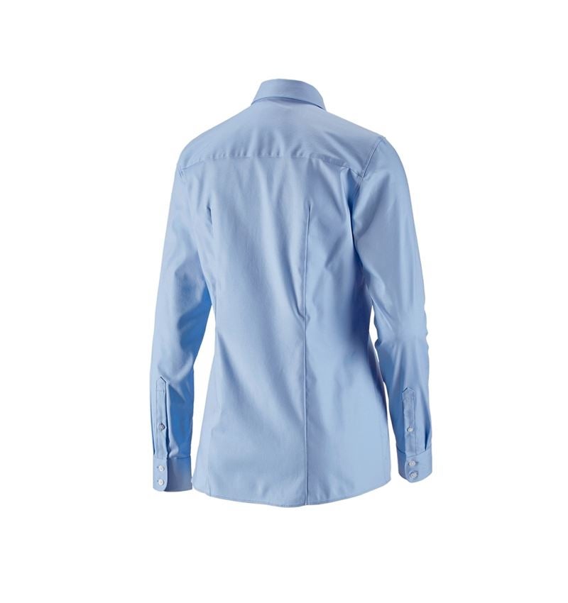 Topics: e.s. Business blouse cotton str. lad. regular fit + frostblue 3