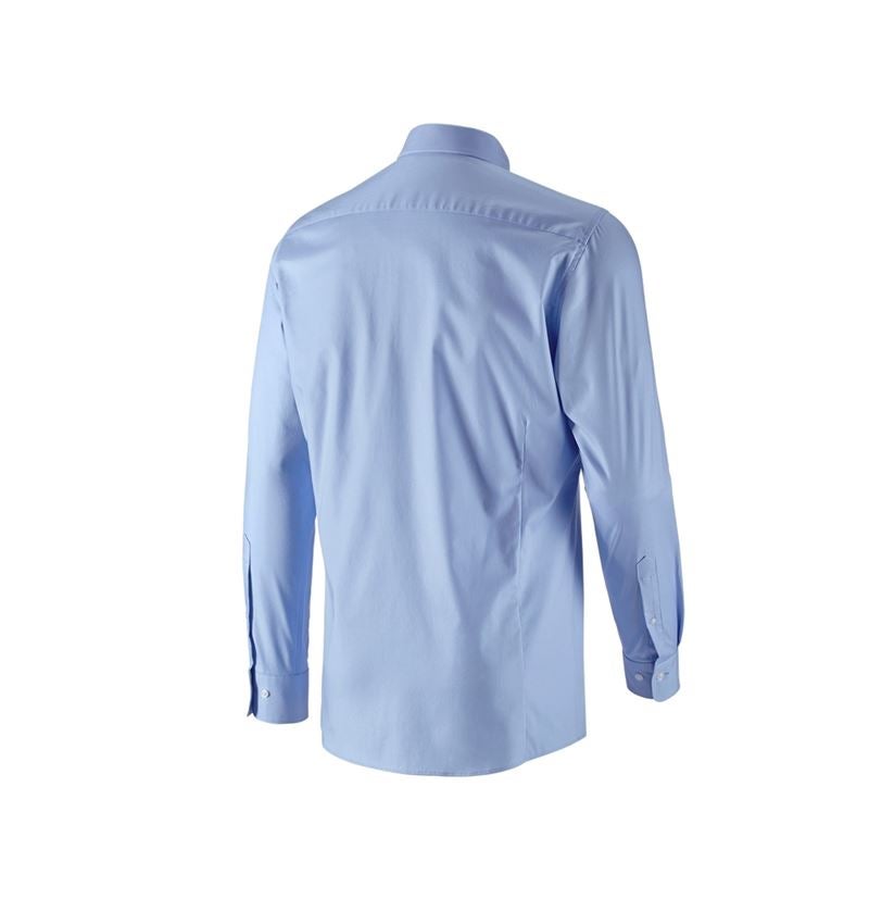 Topics: e.s. Business shirt cotton stretch, slim fit + frostblue 5