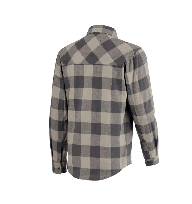 Topics: Check shirt e.s.iconic + dolphingrey/carbongrey 4