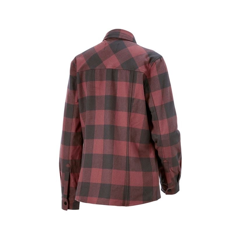 Shirts, Pullover & more: Check shirt e.s.iconic, ladies' + oxidred/carbongrey 8