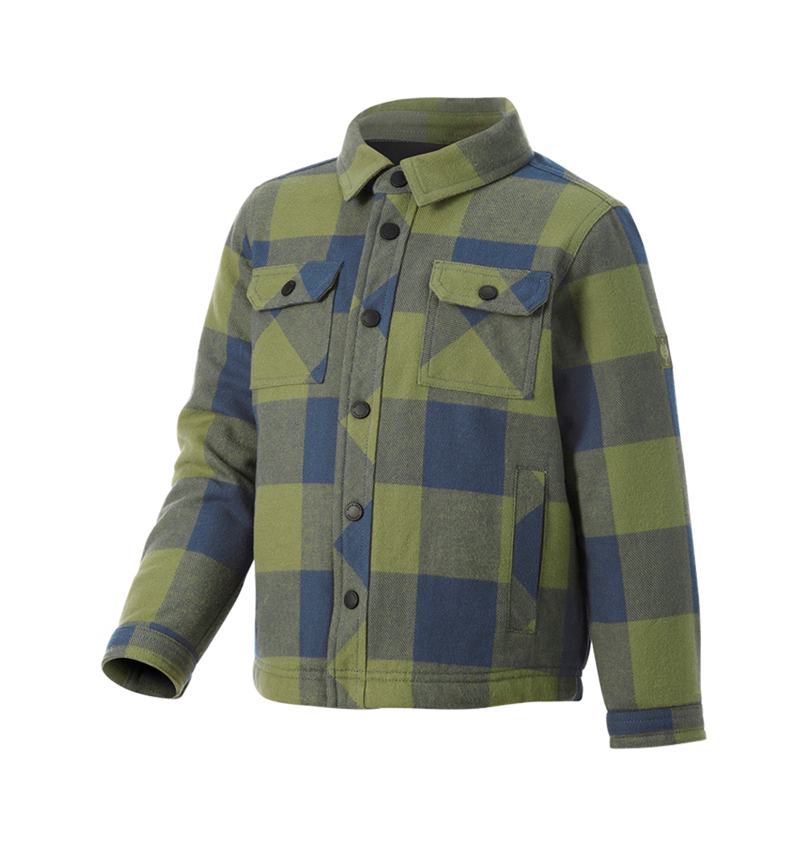 Shirts, Pullover & more: Allseason check shirt e.s.iconic, children's + mountaingreen/oxidblue 7