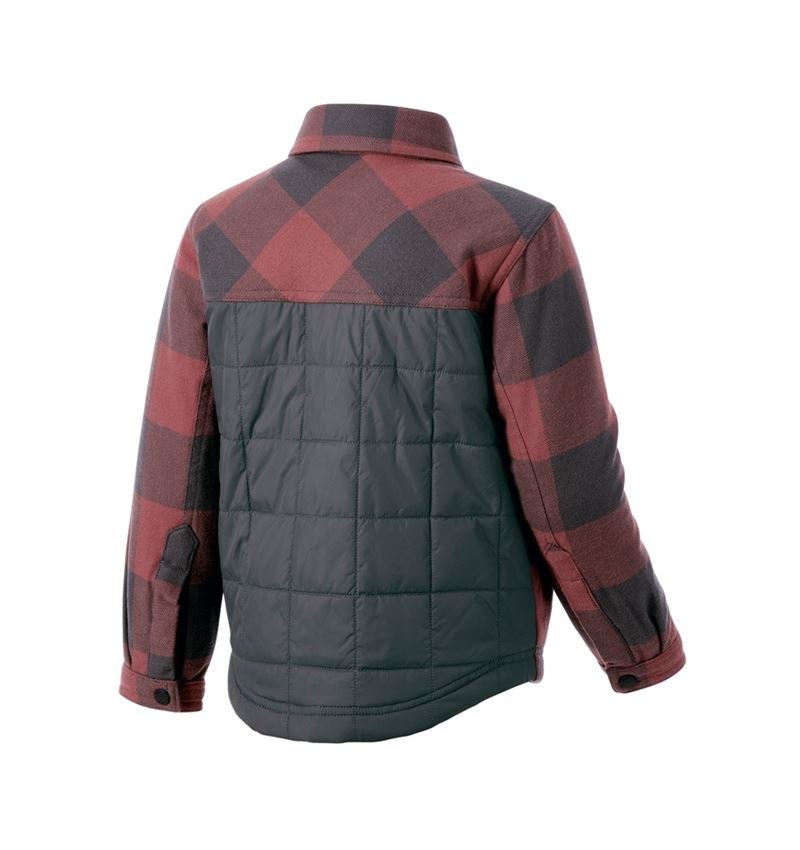 Shirts, Pullover & more: Allseason check shirt e.s.iconic, children's + oxidred/carbongrey 7