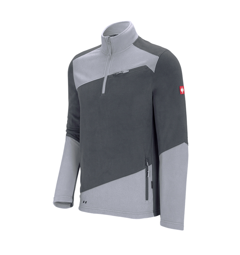 Shirts, Pullover & more: Fleece troyer e.s.motion 2020 + anthracite/platinum 2