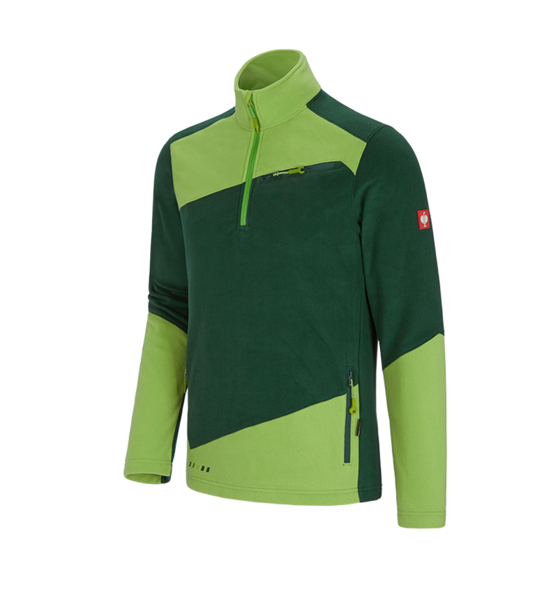 Cold: Fleece troyer e.s.motion 2020 + green/seagreen 2