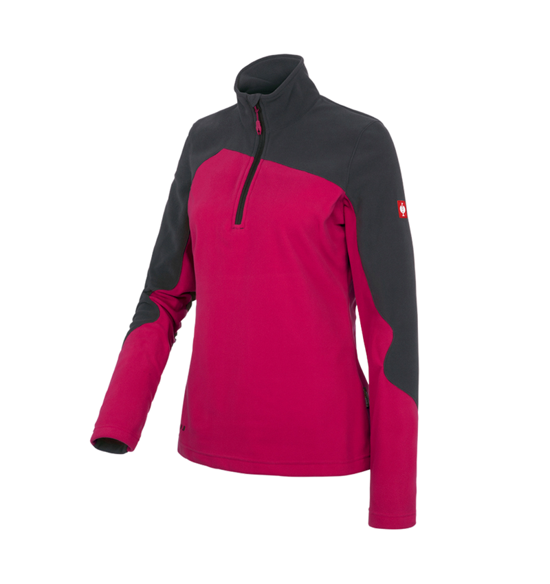Shirts, Pullover & more: Fleece troyer e.s.motion 2020, ladies' + berry/graphite 2