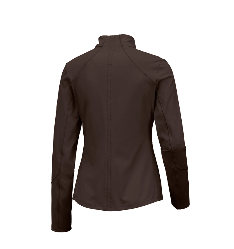 Shirts, Pullover & more: e.s. Functional sweat jacket solid, ladies' + chestnut 2