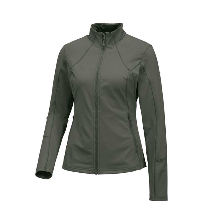 Work Jackets: e.s. Functional sweat jacket solid, ladies' + thyme 1