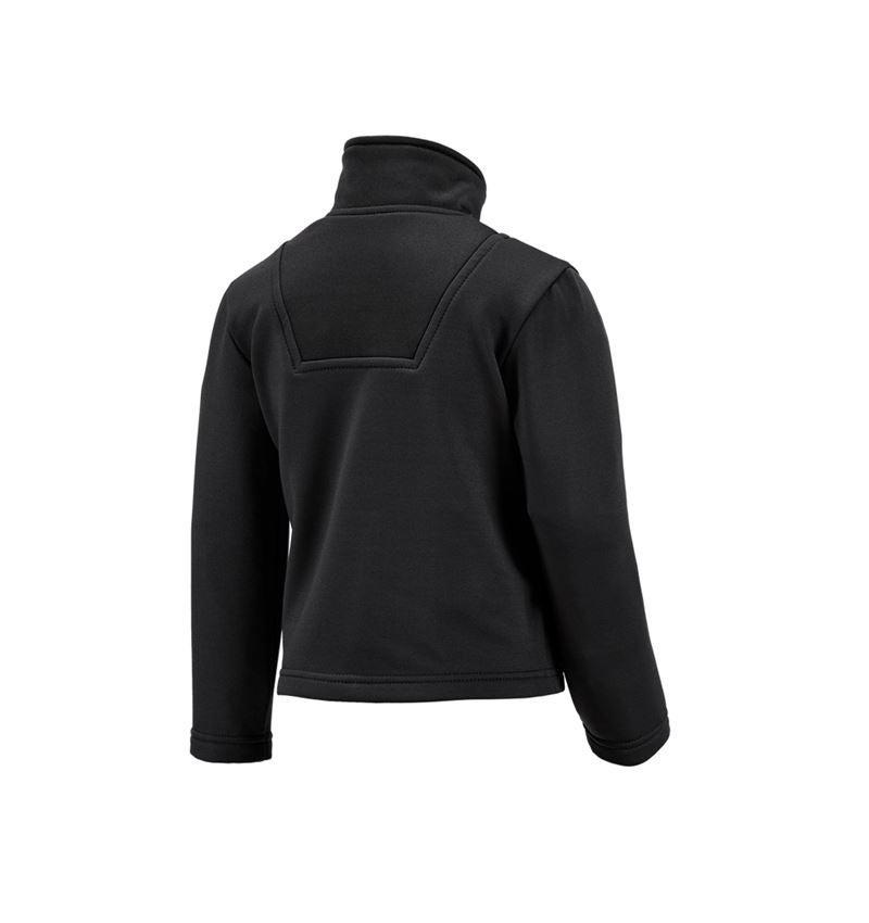 Shirts, Pullover & more: Funct.Troyer thermo stretch e.s.concrete child. + black 3
