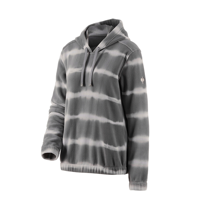 Shirts, Pullover & more: Fleece hoody tie-dye e.s.motion ten, ladies' + granite/opalgrey 3