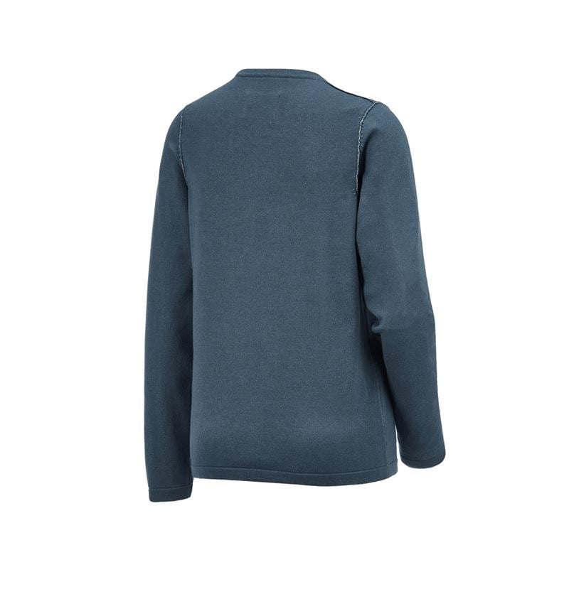 Shirts, Pullover & more: Knitted pullover e.s.iconic, ladies' + oxidblue 8