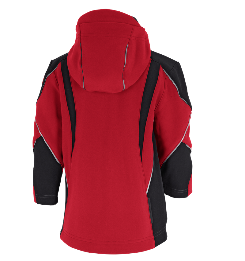 Topics: Softshell jacket e.s.vision, children’s + red/black 1
