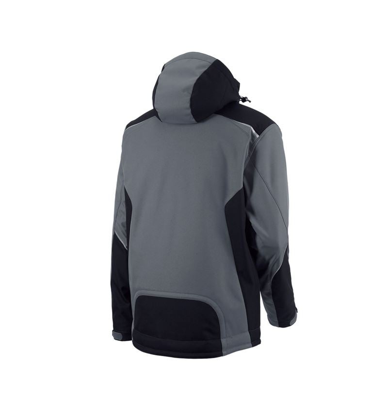 Work Jackets: Softshell jacket e.s.motion + grey/black 3