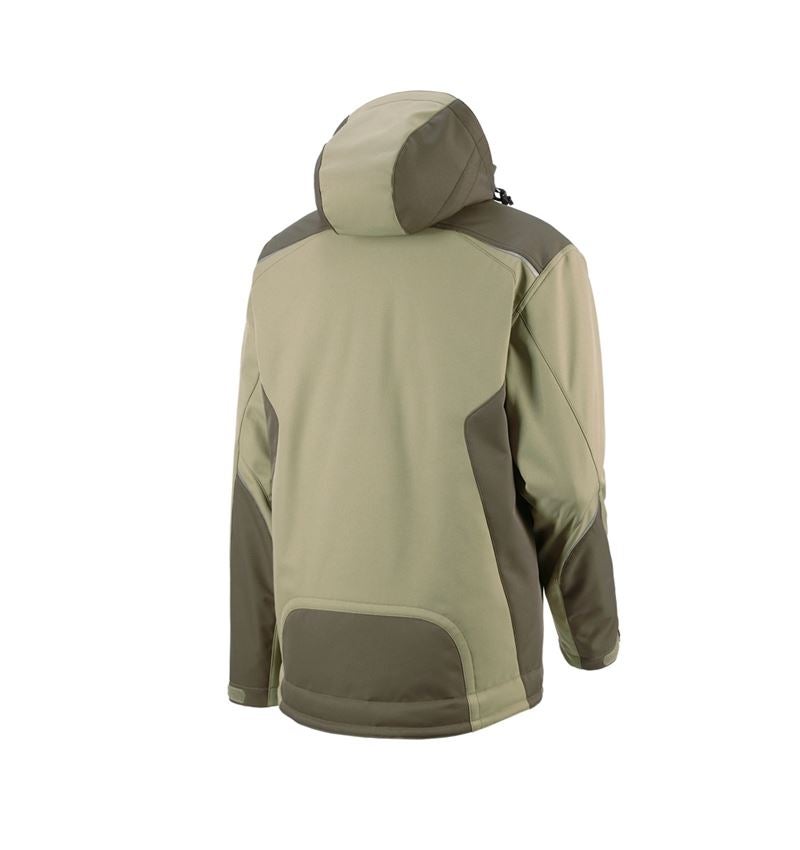 Plumbers / Installers: Softshell jacket e.s.motion + reed/moss 3