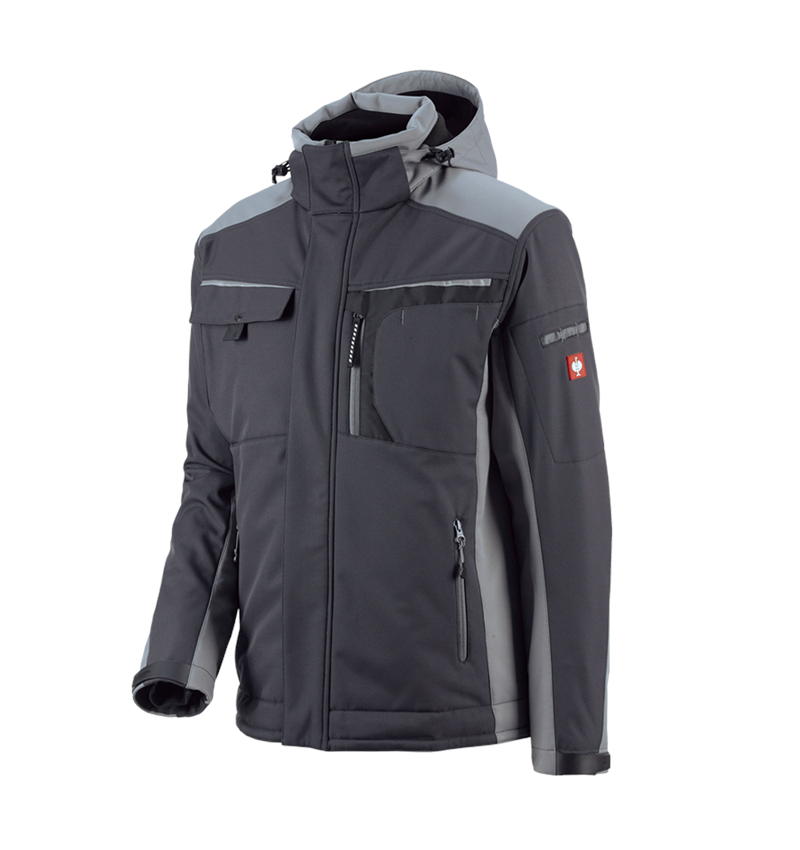 Plumbers / Installers: Softshell jacket e.s.motion + graphite/cement 2