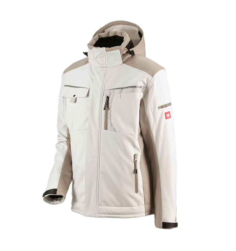Cold: Softshell jacket e.s.motion + plaster/clay 2