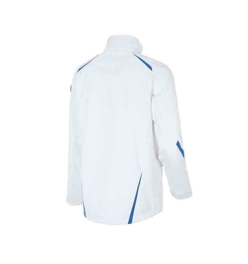 Work Jackets: Softshell jacket e.s.motion 2020 + white/gentianblue 3