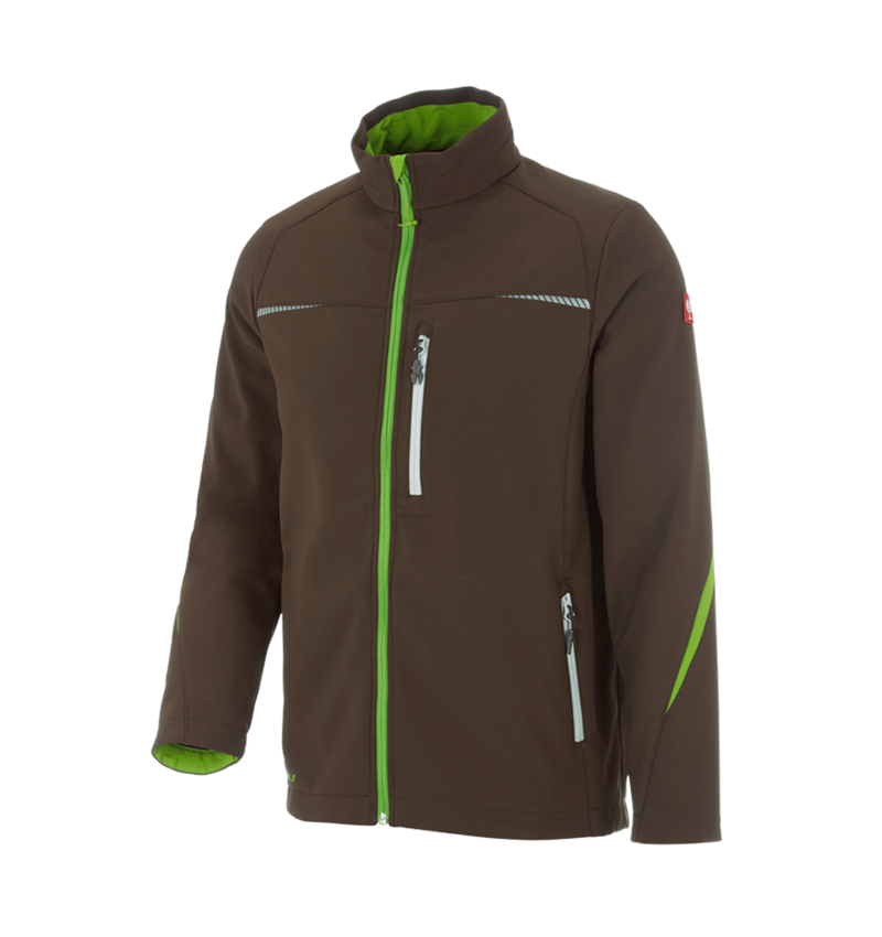 Work Jackets: Softshell jacket e.s.motion 2020 + chestnut/seagreen 2