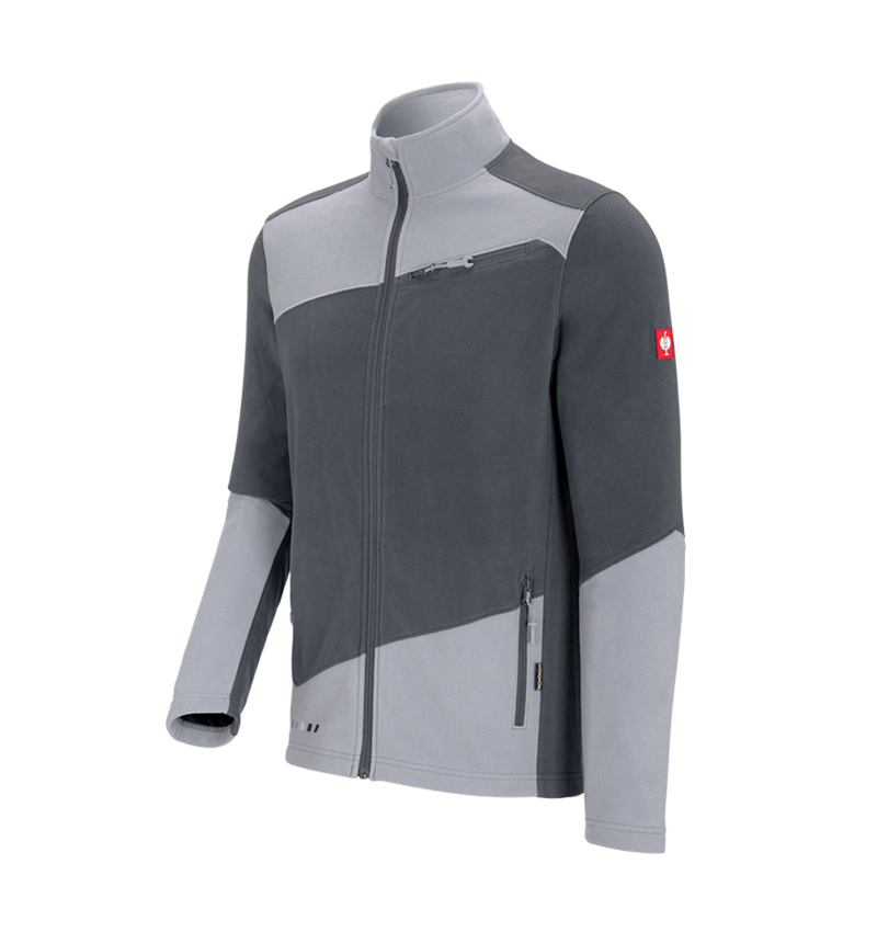 Work Jackets: Fleece jacket e.s.motion 2020 + anthracite/platinum