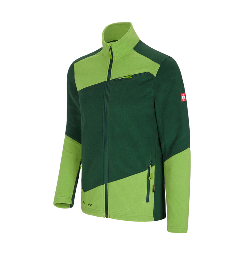 Cold: Fleece jacket e.s.motion 2020 + green/seagreen 2