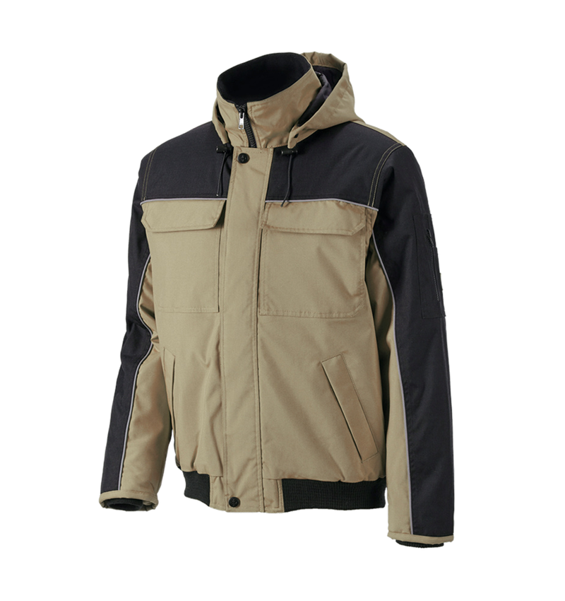 Work Jackets: Pilot jacket e.s.image  + khaki/black 4