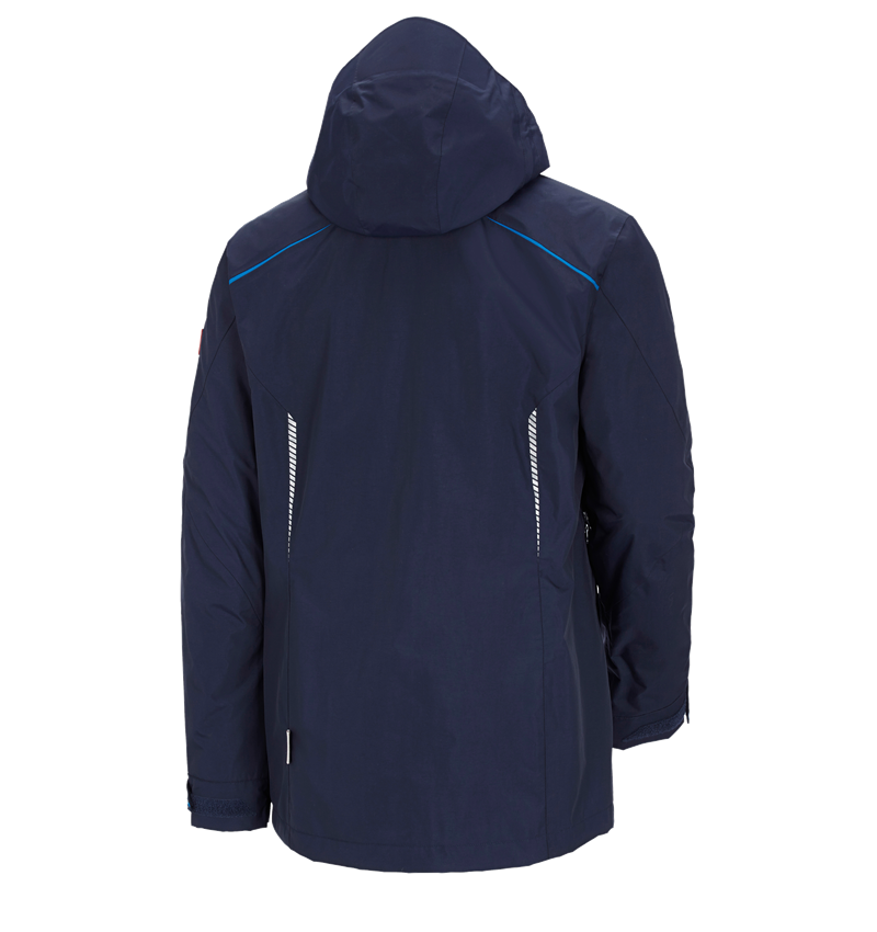 Gardening / Forestry / Farming: 3 in 1 functional jacket e.s.motion 2020, men's + navy/atoll 3