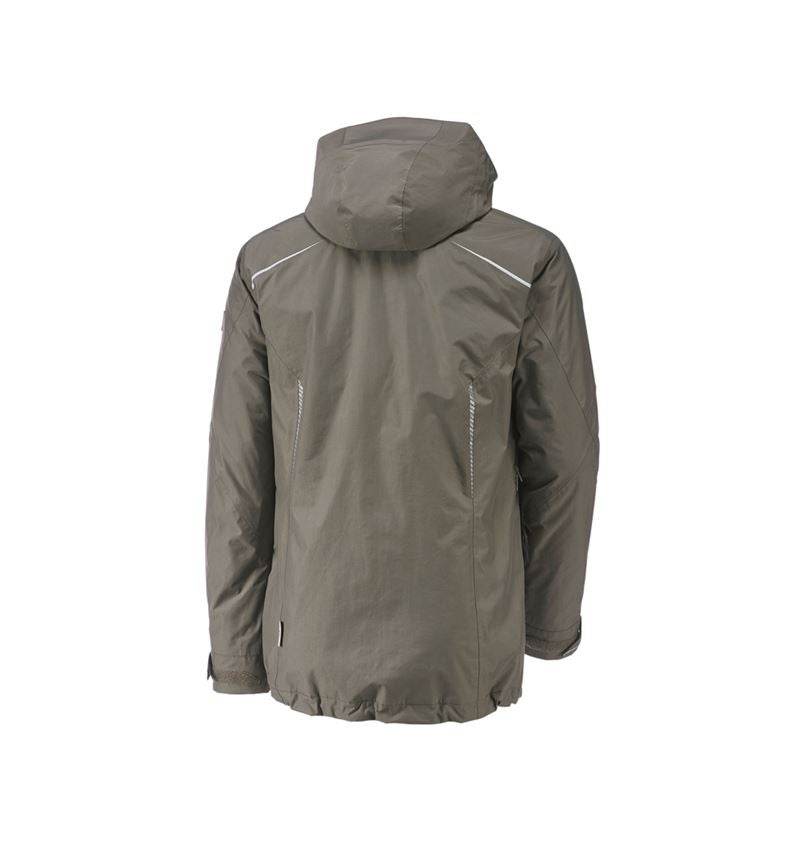 Cold: 3 in 1 functional jacket e.s.motion 2020, men's + stone/plaster 3