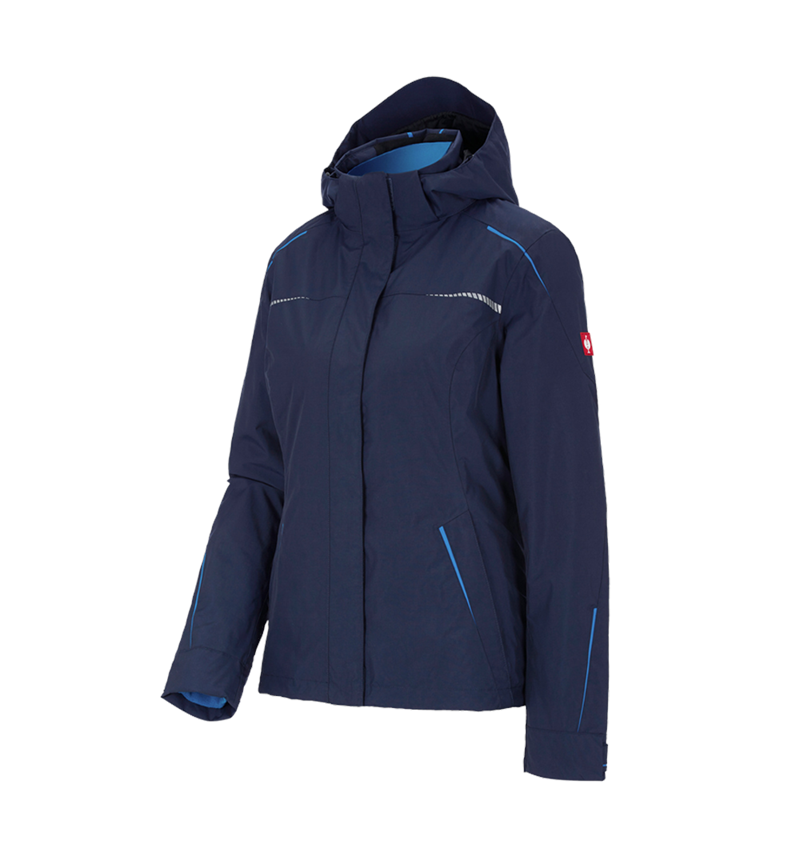 Cold: 3 in 1 functional jacket e.s.motion 2020, ladies' + navy/atoll 2