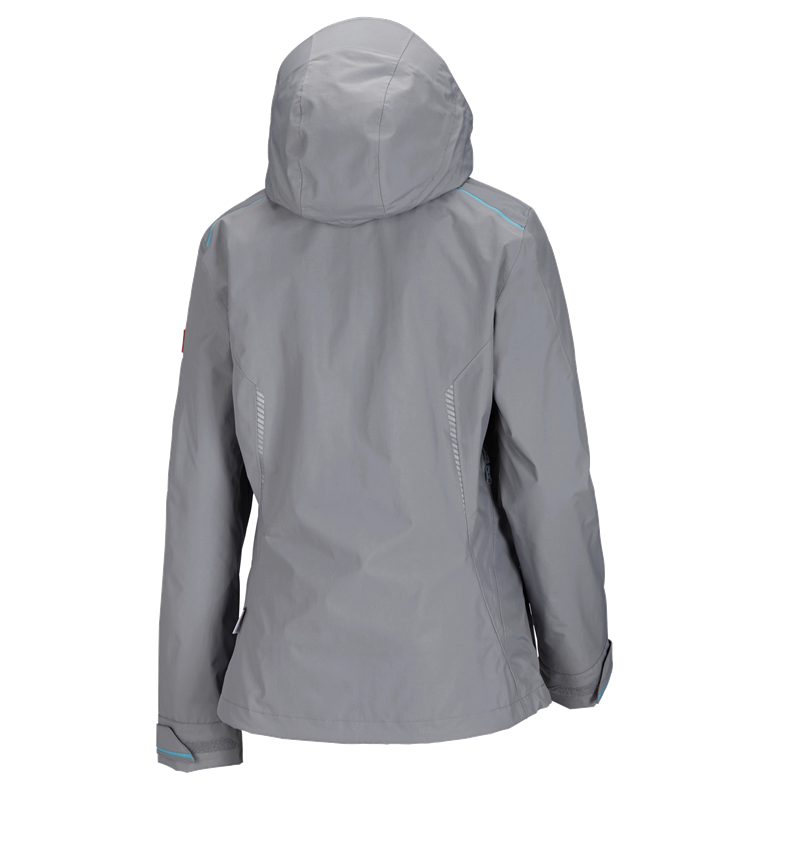 Cold: 3 in 1 functional jacket e.s.motion 2020, ladies' + platinum/capri 3