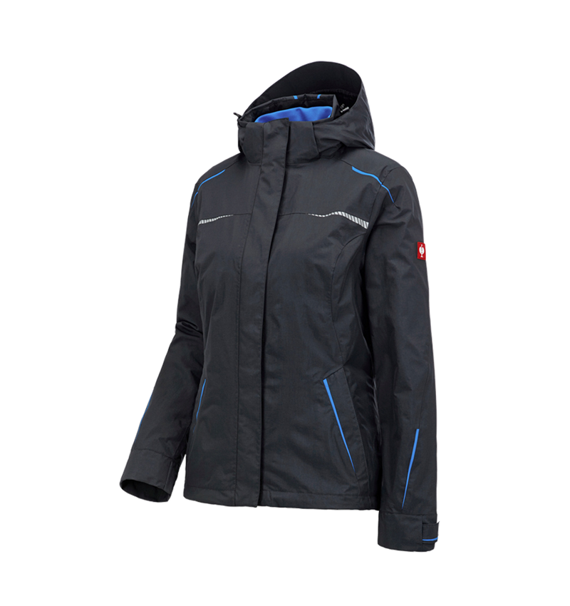 Cold: 3 in 1 functional jacket e.s.motion 2020, ladies' + graphite/gentianblue 2