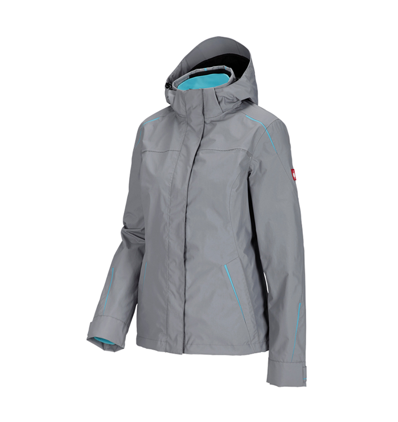 Work Jackets: 3 in 1 functional jacket e.s.motion 2020, ladies' + platinum/capri 2