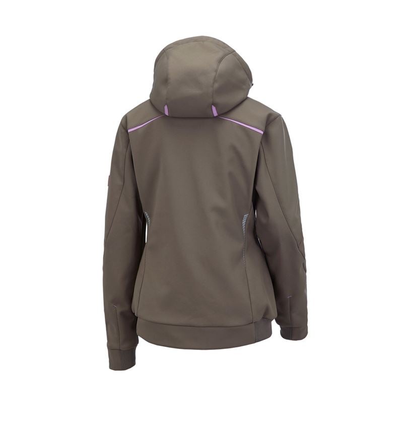 Plumbers / Installers: Winter softshell jacket e.s.motion 2020, ladies' + stone/lavender 3