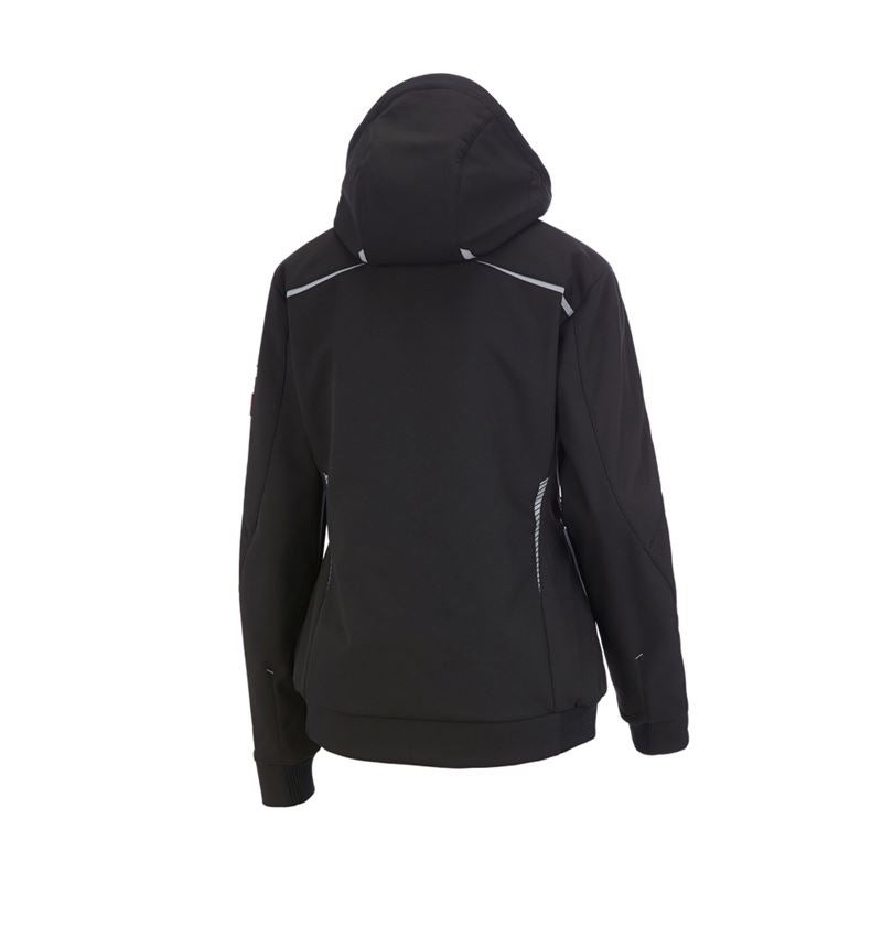 Work Jackets: Winter softshell jacket e.s.motion 2020, ladies' + black/platinum 3