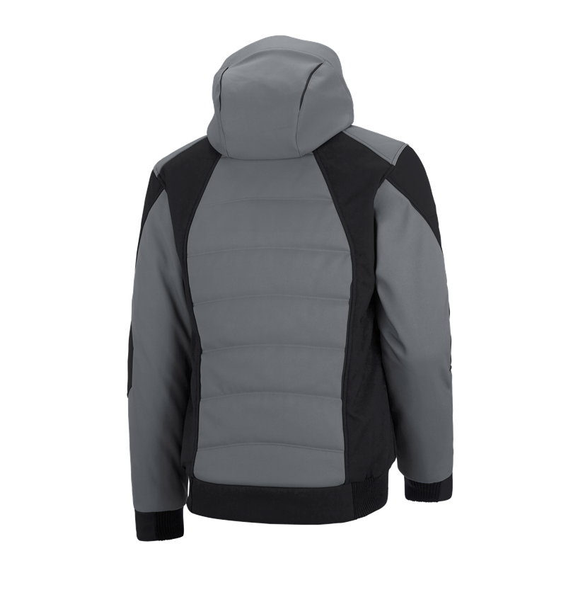 Plumbers / Installers: Winter softshell jacket e.s.vision + cement/black 3