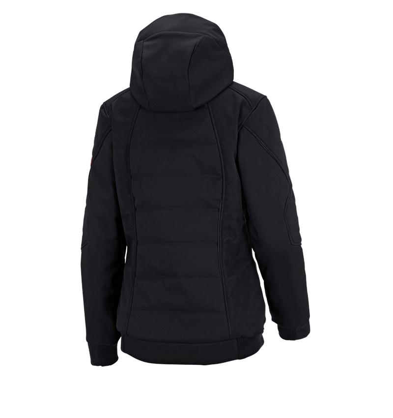 Work Jackets: Winter softshell jacket e.s.vision, ladies' + black 3
