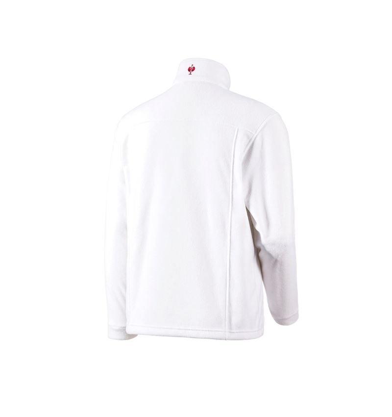 Work Jackets: Fleece jacket e.s.classic + white 3