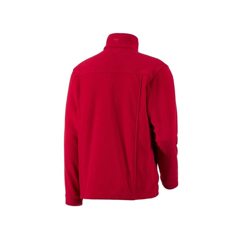 Work Jackets: Fleece jacket e.s.classic + red 3