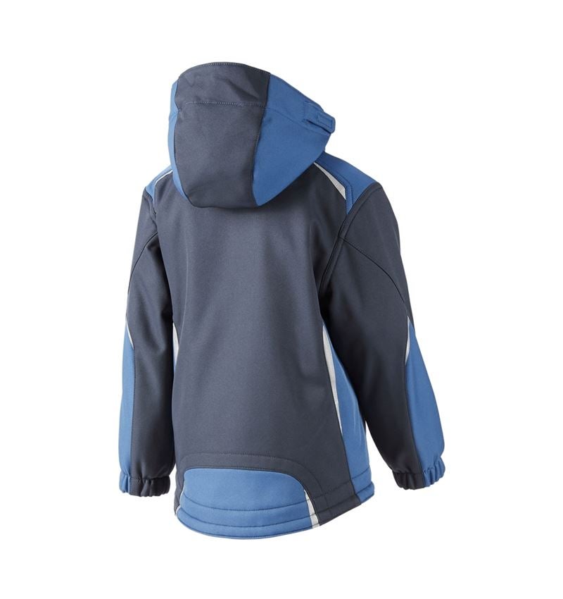 Jackets: Children's softshell jacket e.s.motion + pacific/cobalt 3
